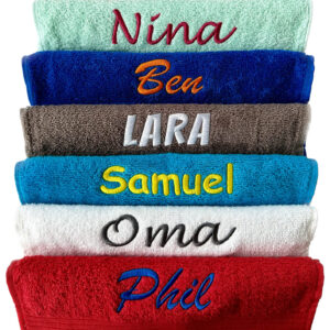Besticktes Handtuch – Alle Größen