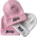 Strickmütze mit breiten Umschlag für Damen, Herren, Jugendliche und Kinder