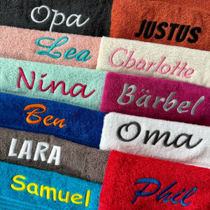 Testprodukt Schriften