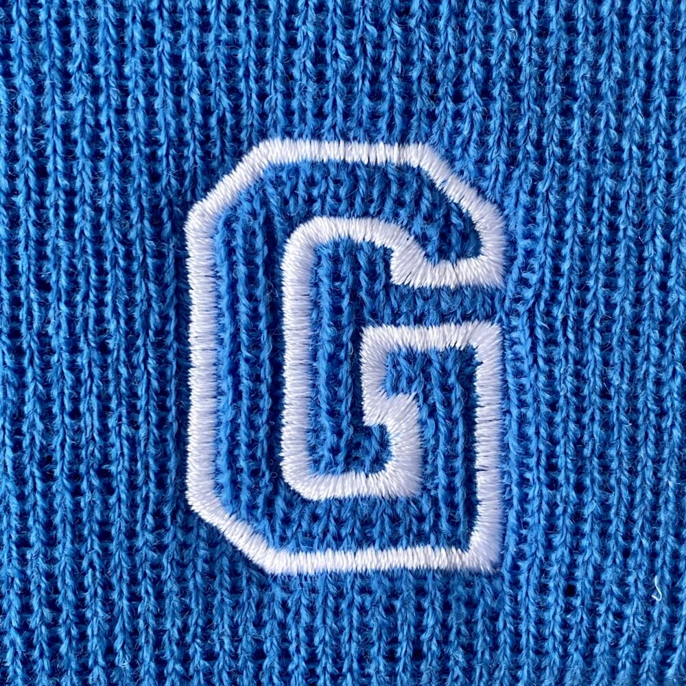 Strickmütze Initialen für Damen, Herren, Jugendliche und Kinder
