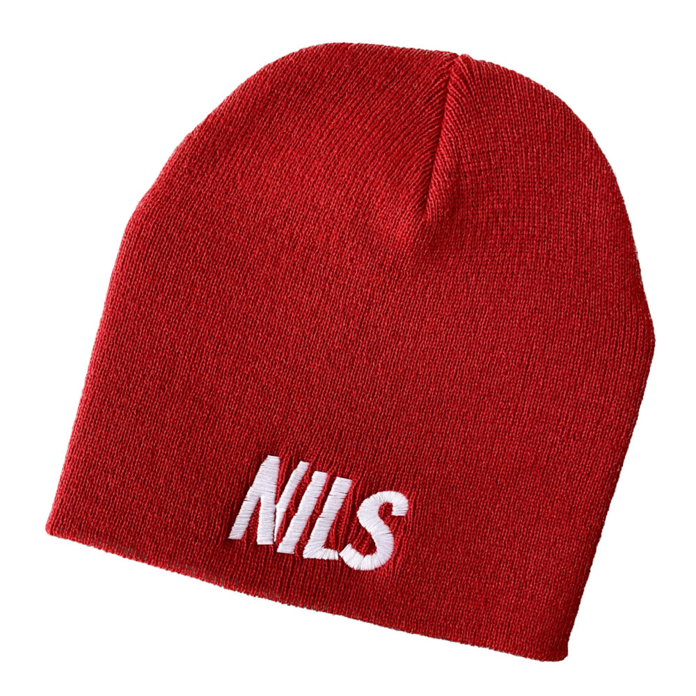 Schnoschi Caps Beanie Strickmütze mit Namen bestickt Polyacryl