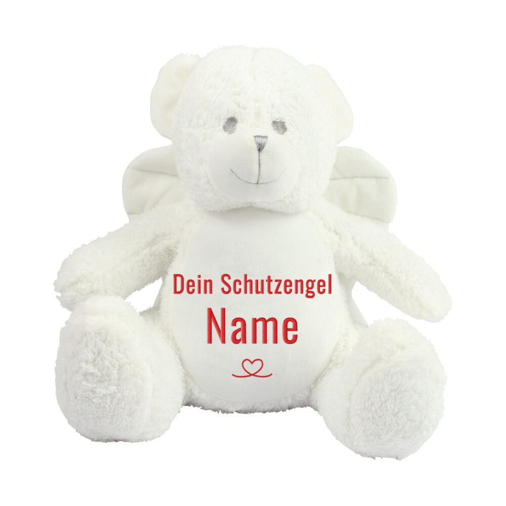 Schnoschi Kuscheltiere Bär Engel Kuscheltier mit Namen bestickt