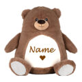 Braunbaer Braunbär | Kuscheltier bestickt | personalisiert mit Namen, Initialen oder Motiv