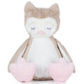 Eule Eule | Kuscheltier bestickt | personalisiert mit Namen, Initialen oder Motiv