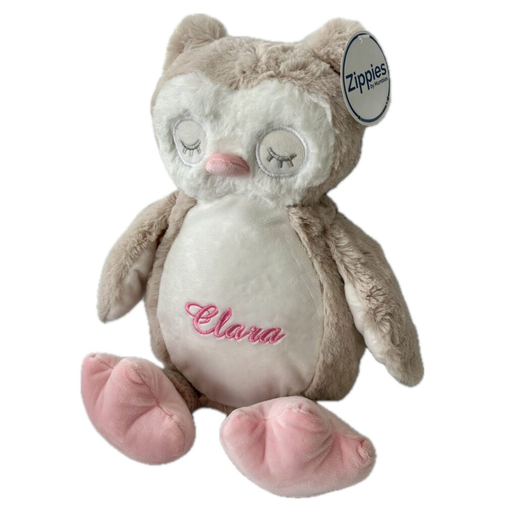 Schnoschi Kuscheltiere Eule Kuscheltier mit Namen bestickt