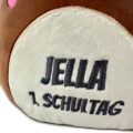 Eule3 Eule mit Hut | Kuscheltier bestickt | personalisiert mit Namen, Initialen oder Motiv