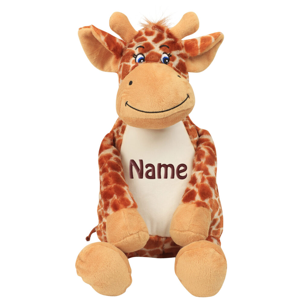Schnoschi Kuscheltiere Giraffe Kuscheltier mit Namen bestickt