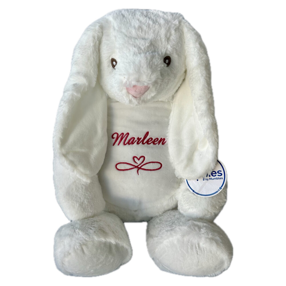 Hase Hase | Kuscheltier bestickt | personalisiert mit Namen, Initialen oder Motiv