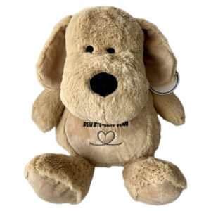 Hund | Kuscheltier bestickt | personalisiert mit Namen, Initialen oder Motiv