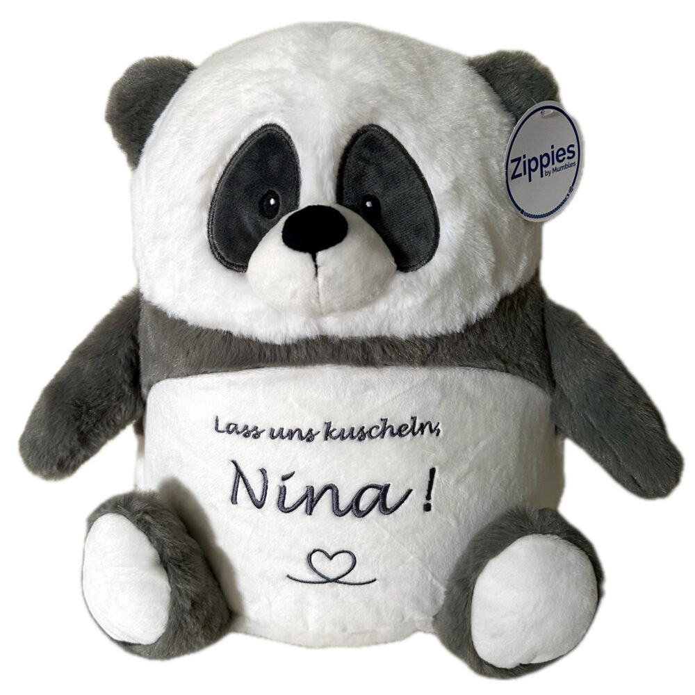 Panda2 Panda | Kuscheltier bestickt | personalisiert mit Namen, Initialen oder Motiv