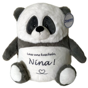 Panda | Kuscheltier bestickt | personalisiert mit Namen, Initialen oder Motiv