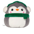 Pinguin_R Pinguin (rund) | Kuscheltier bestickt | personalisiert mit Namen, Initialen oder Motiv