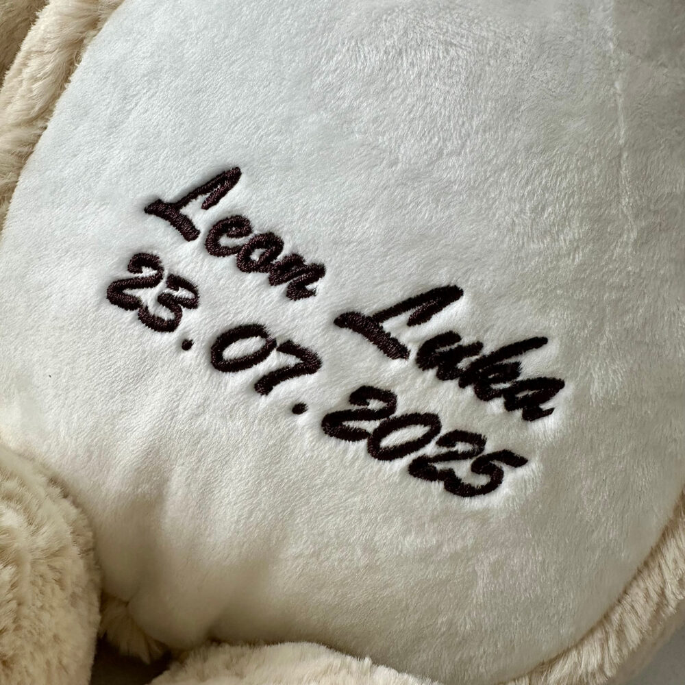 Teddy2 Teddy | Kuscheltier bestickt | personalisiert mit Namen, Initialen oder Motiv