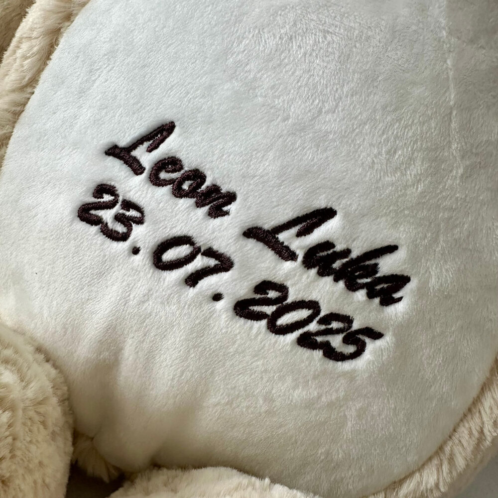 Schnoschi Kuscheltiere Teddy Kuscheltier bestickt mit Namen Plüsch