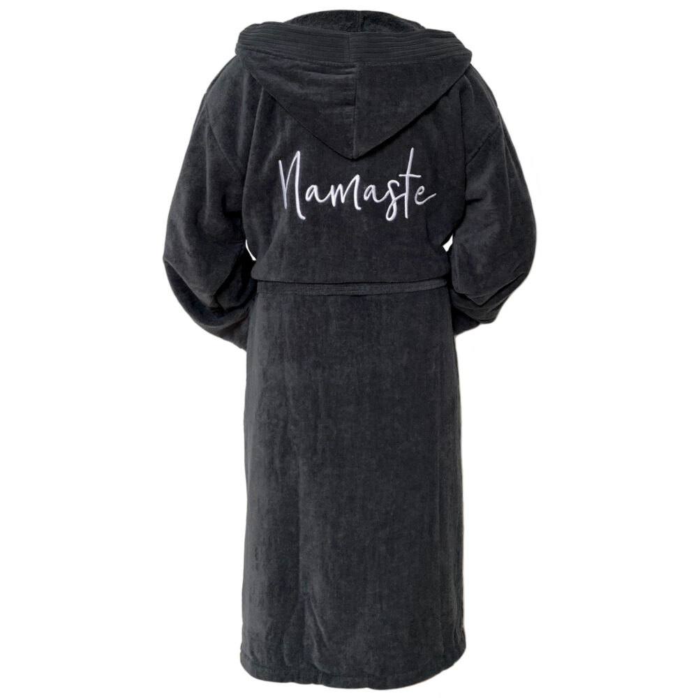 NAMASTE | Bestickter Bademantel | Verschiedene Größen & Farben