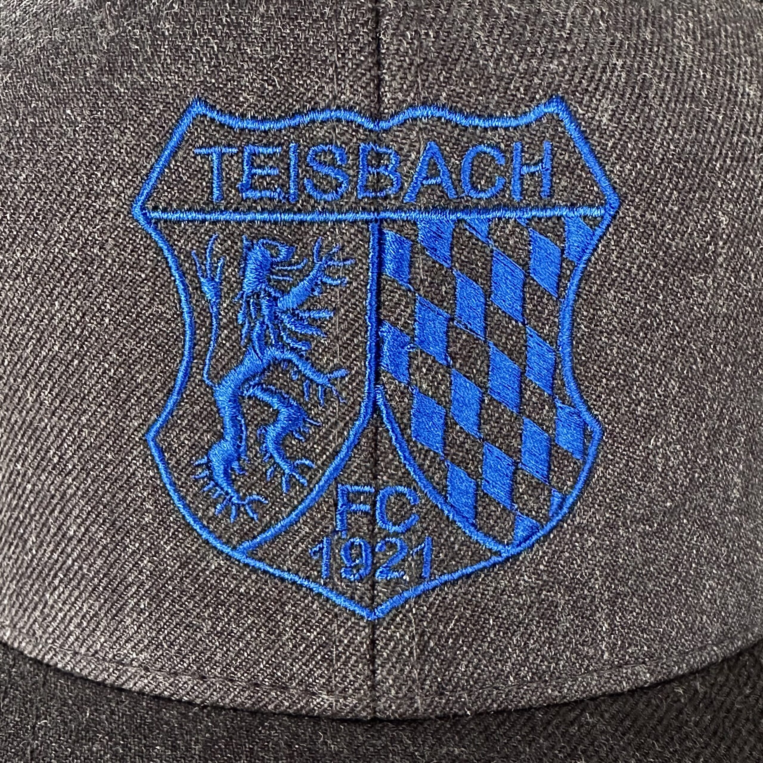 Schnoschi Caps & Mützen FC Teisbach e.V. Cap dunkelgrau blau Snapback