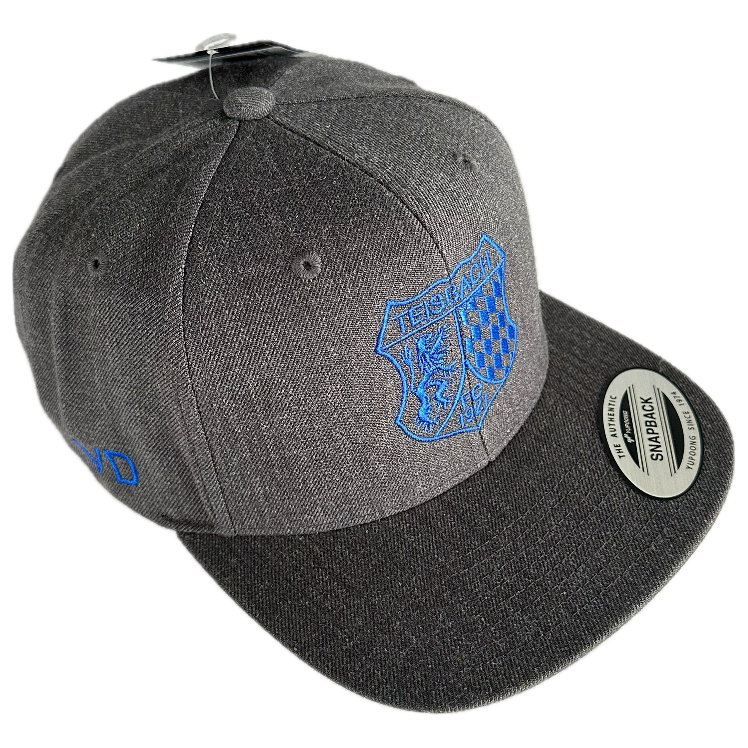 Schnoschi Caps & Mützen FC Teisbach e.V. Cap dunkelgrau blau Snapback